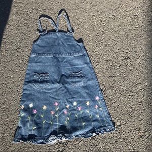 Girls Gymboree Jean jumper size 9